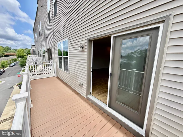 a view of city from a balcony