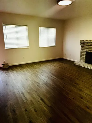 a view of small space with racks on the wall