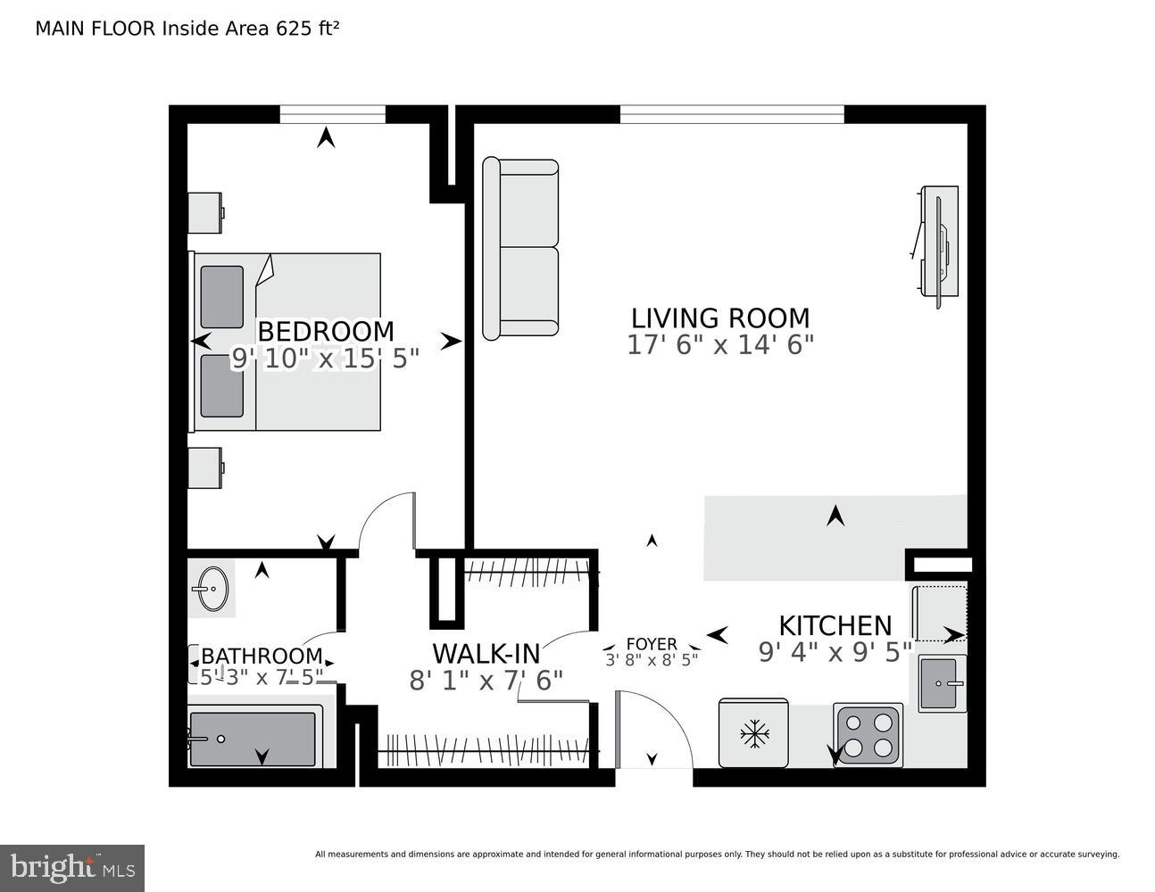 950 25th Street Northwest, Unit 406N Washington, DC 20037 - Photo 27 of 27 Floor plan