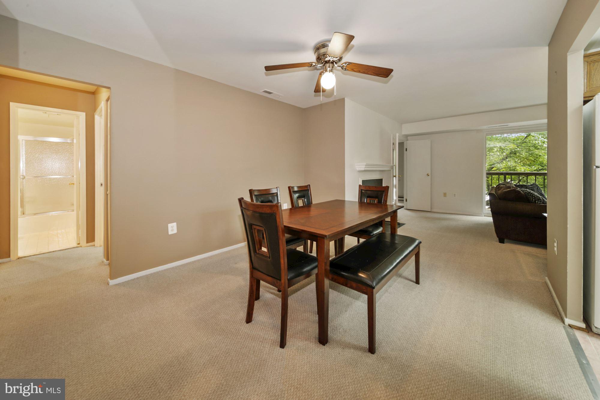 10026 Stedwick Road, Unit 204 Gaithersburg, MD 20886 - Photo 6 of 37 FORMAL separate dining room w/ FIREPLACE
