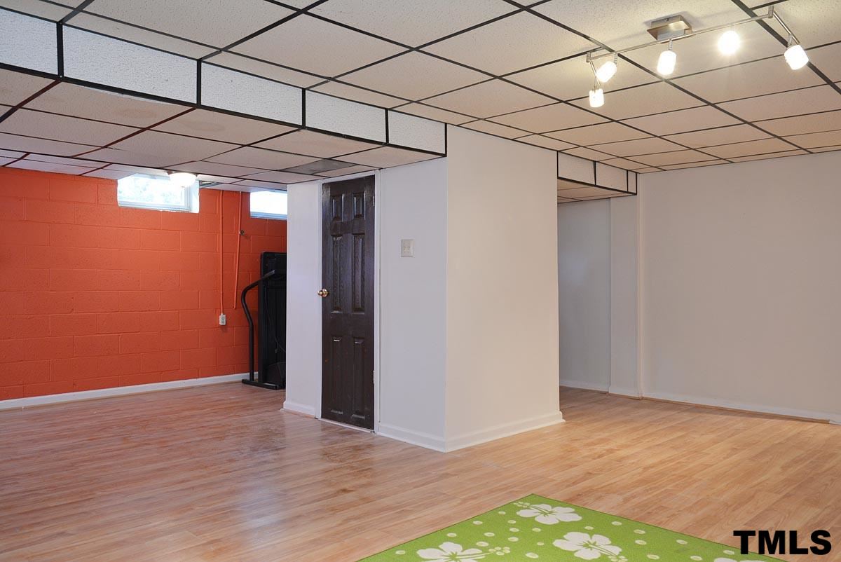 604 Carpenter Fletcher Road Durham, NC 27713 - Photo 20 of 24 Large and spacious basement perfect for your home theater, home office, workout area and many more! Walkout to the backyard!