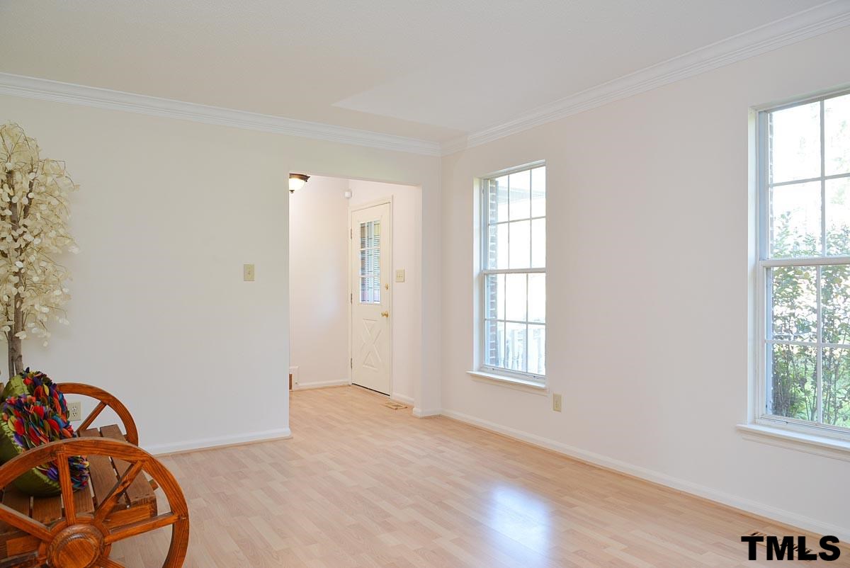 From the living room looking out towards front door.