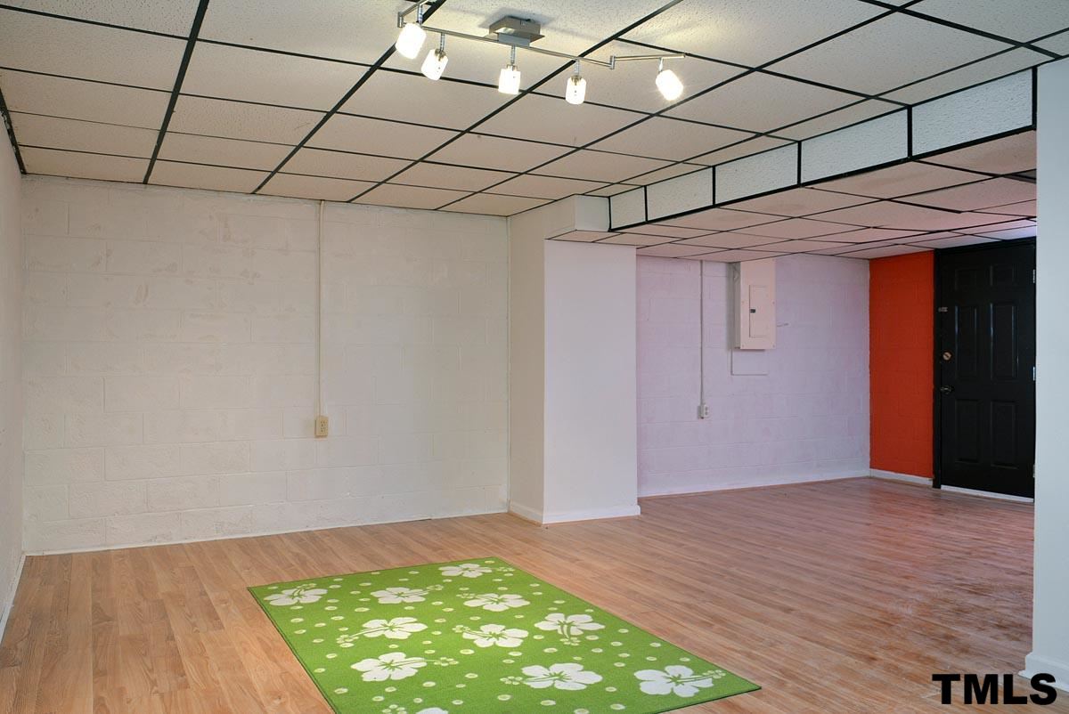 604 Carpenter Fletcher Road Durham, NC 27713 - Photo 21 of 24 Multi function basement room. Storm shelter as well!