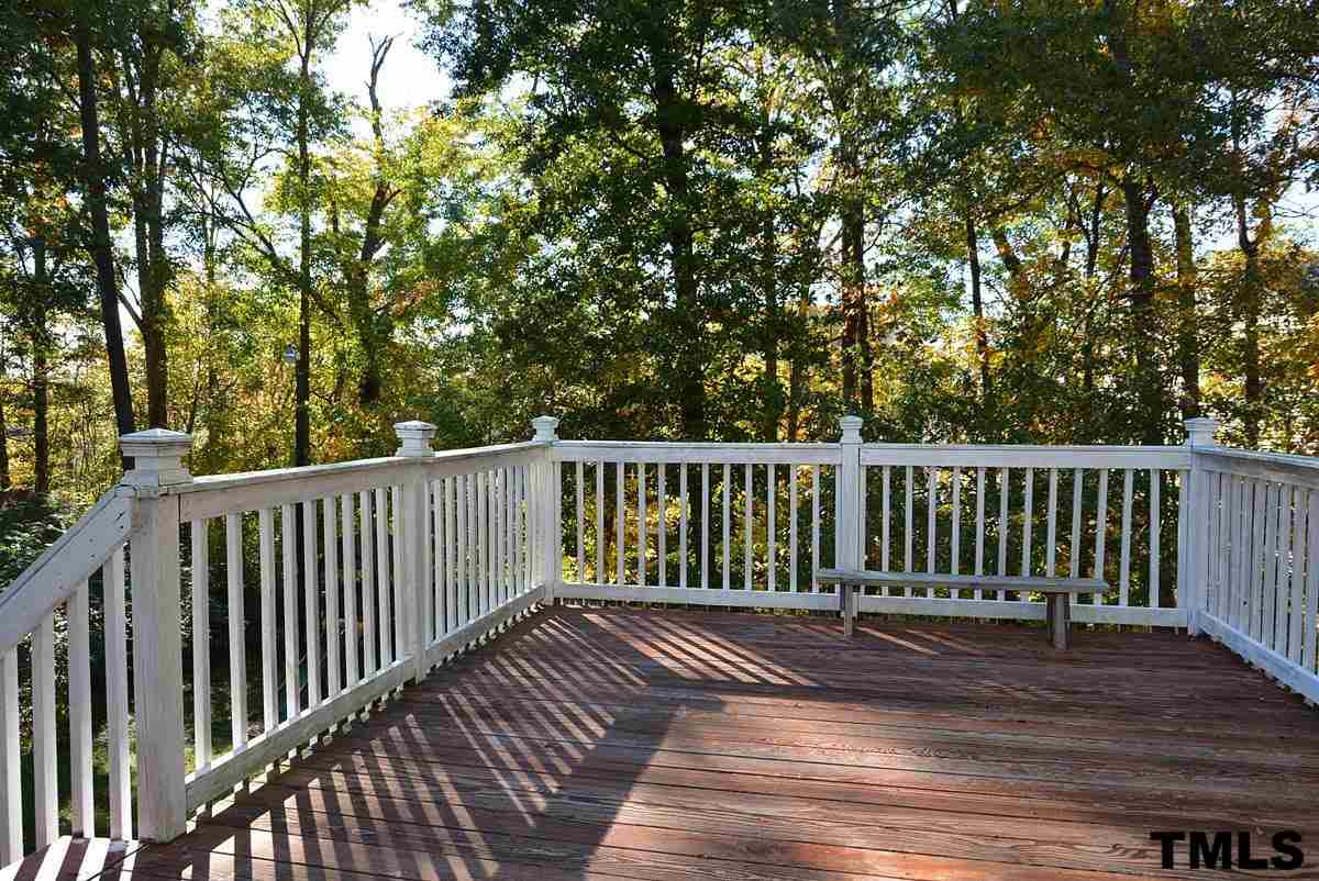 604 Carpenter Fletcher Road Durham, NC 27713 - Photo 22 of 24 Overlooking a fenced and wooded backyard!