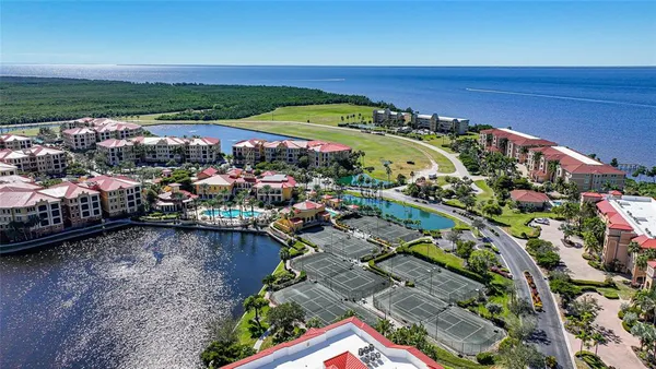 a view of a balcony with an outdoor space