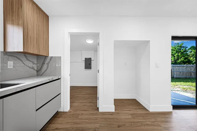 a view of a walk in closet