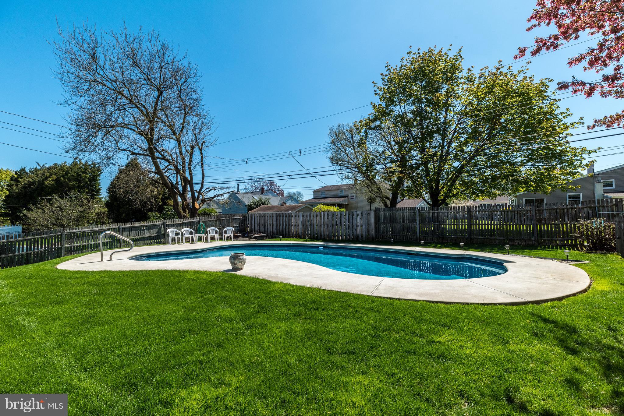 231 Parry Road Warminster, PA 18974 - Photo 64 of 71 a view of a swimming pool with a yard