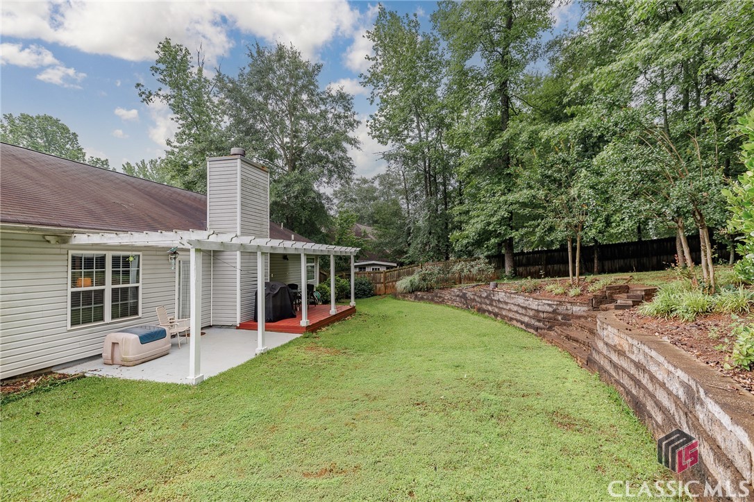 1663 Oconee Point Jefferson, GA 30549 - Photo 33 of 44 Fenced in backyard