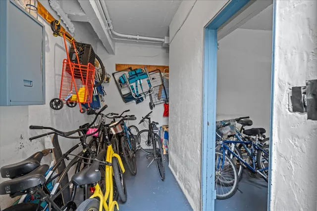 a view of a storage room with a lot of stuff