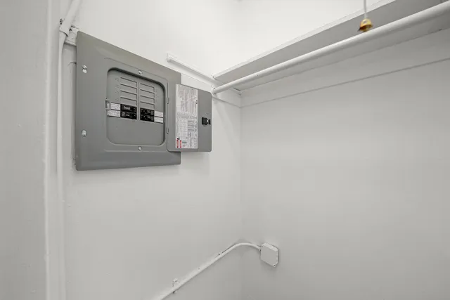 a view of a storage & utility room