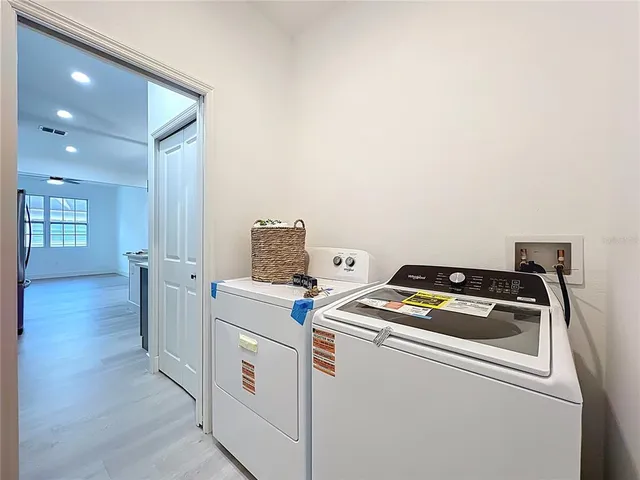 aerial view of a house with a garden