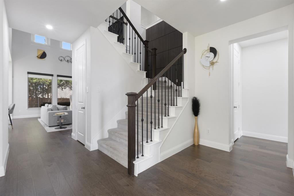 2116 Randas Way Rockwall, TX 75087 - Photo 23 of 40 a view of a hallway with a livingroom and entryway