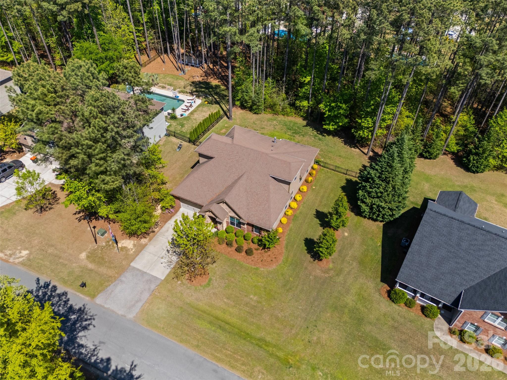 2054 Lometa Road York, SC 29745 - Photo 40 of 45 an aerial view of a house with a yard