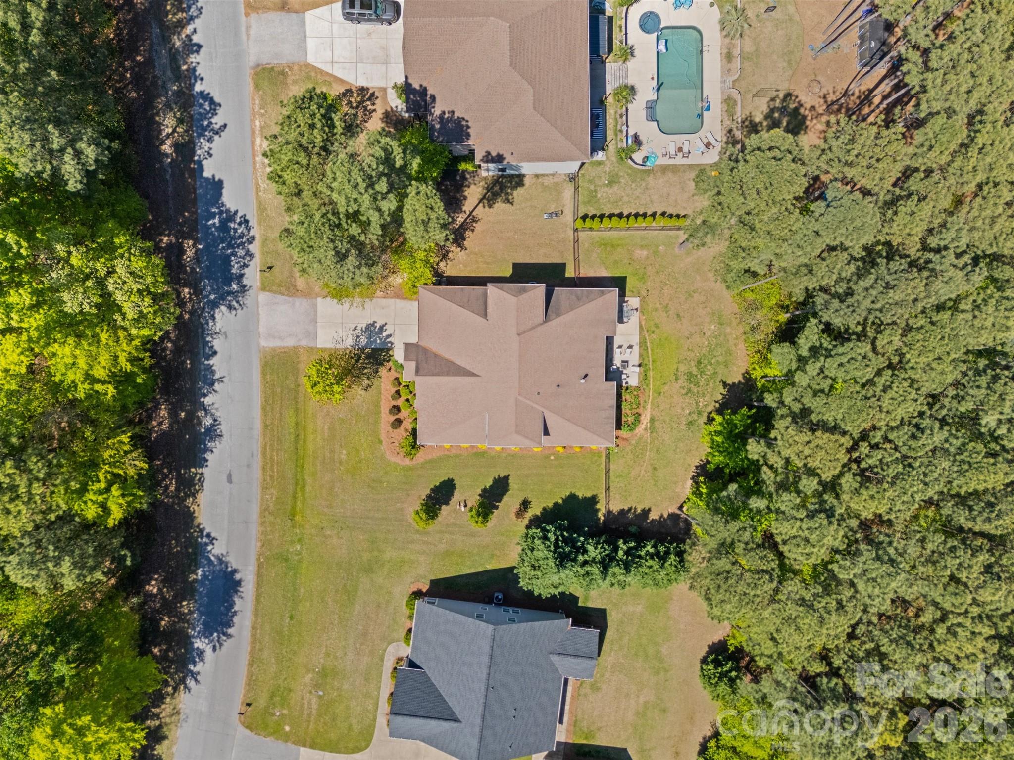 2054 Lometa Road York, SC 29745 - Photo 41 of 45 an aerial view of a house with a yard