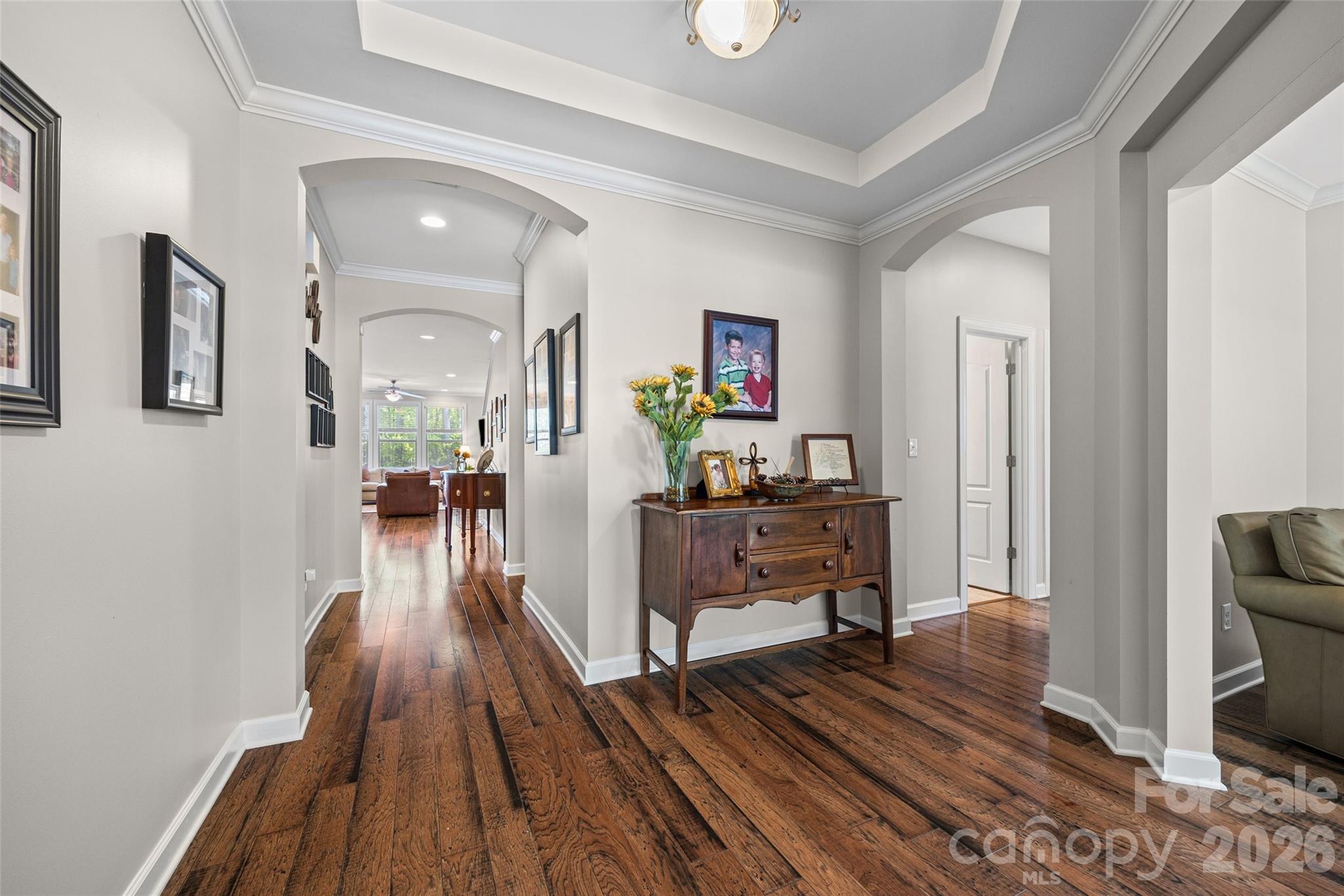 2054 Lometa Road York, SC 29745 - Photo 7 of 45 a living room with furniture and a wooden floor
