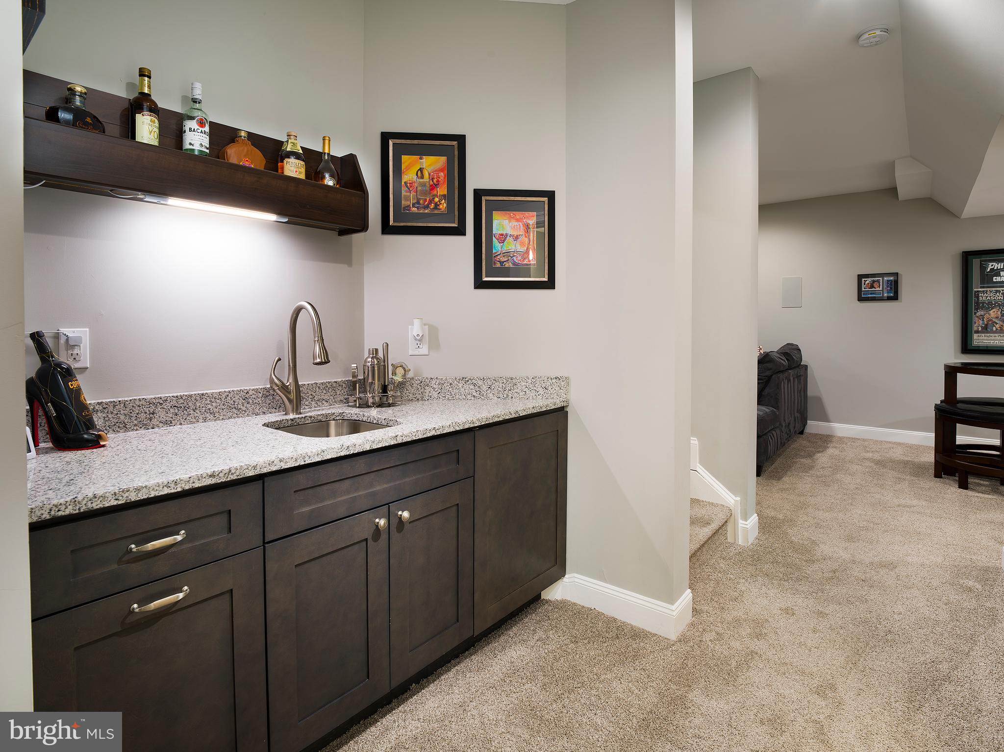 1241 Morris Road Wynnewood, PA 19096 - Photo 29 of 36 Lower Level Wet Bar