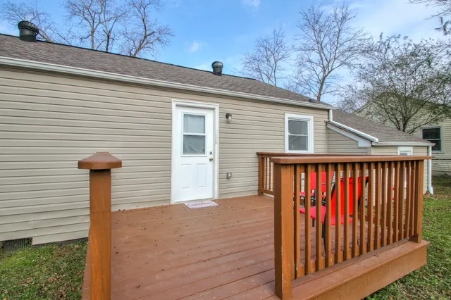a front view of a house with a balcony