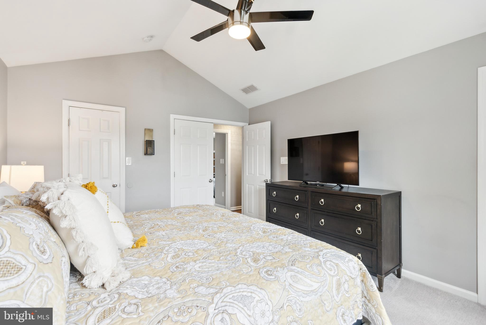 19 Phoenix Road Marlton, NJ 08053 - Photo 10 of 32 a bedroom with a bed and a flat screen tv