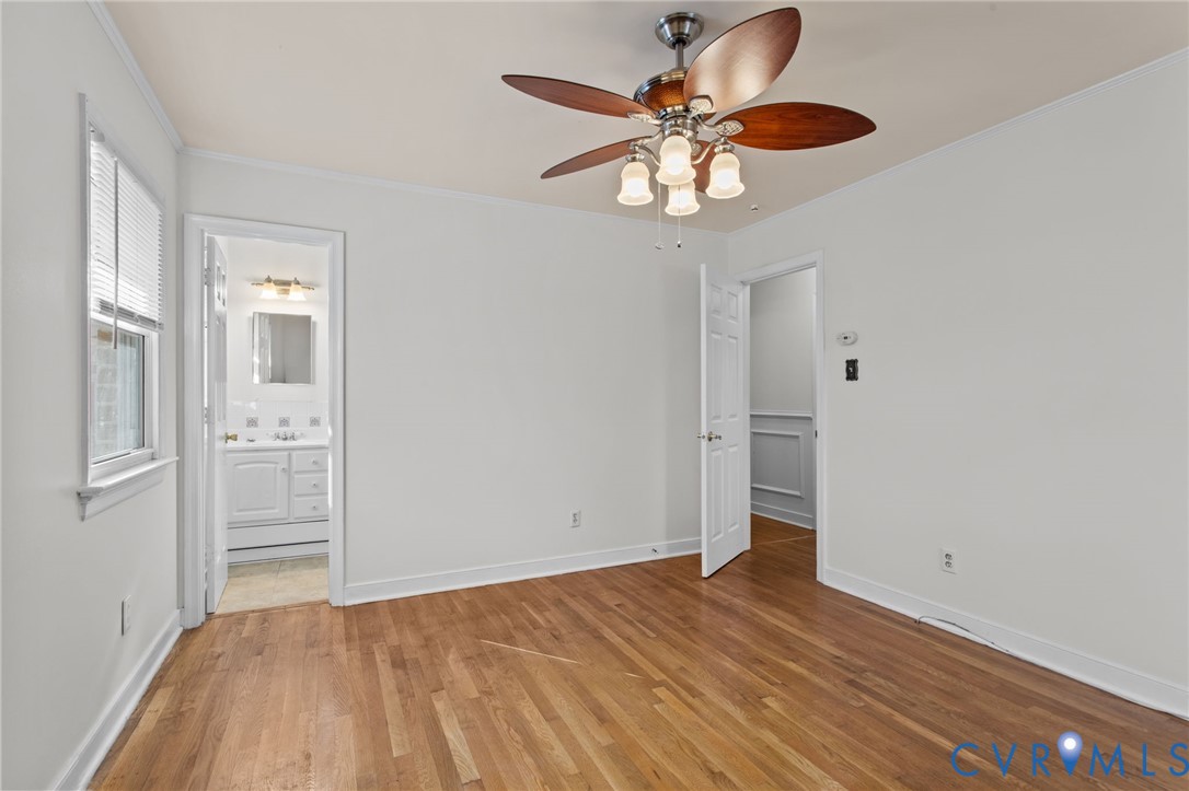 5359 Qualla Road Chesterfield, VA 23832 - Photo 28 of 49 wooden floor in an empty room with a window