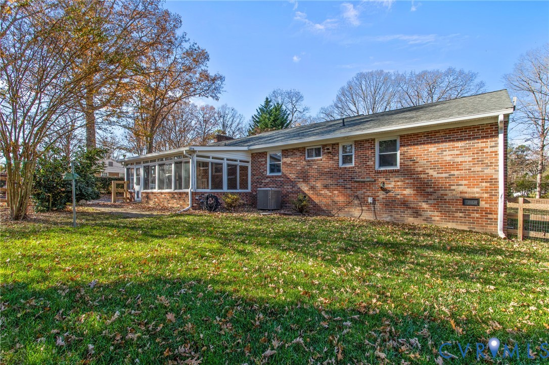 5359 Qualla Road Chesterfield, VA 23832 - Photo 37 of 49 a view of a house with backyard sitting area and garden