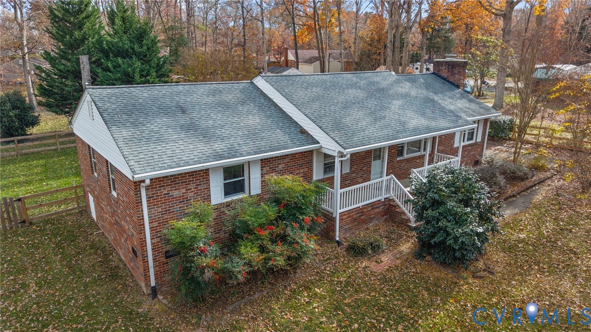 5359 Qualla Road Chesterfield, VA 23832 - Photo 44 of 49 front view of house with a yard and large trees