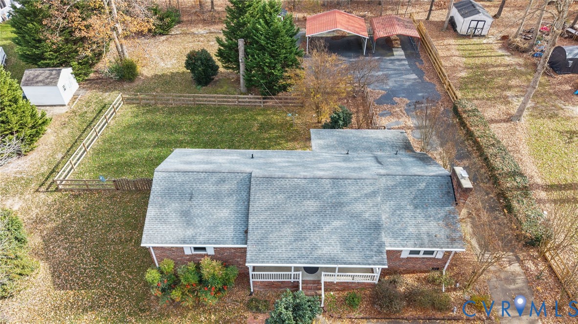 5359 Qualla Road Chesterfield, VA 23832 - Photo 45 of 49 a aerial view of a house with a yard