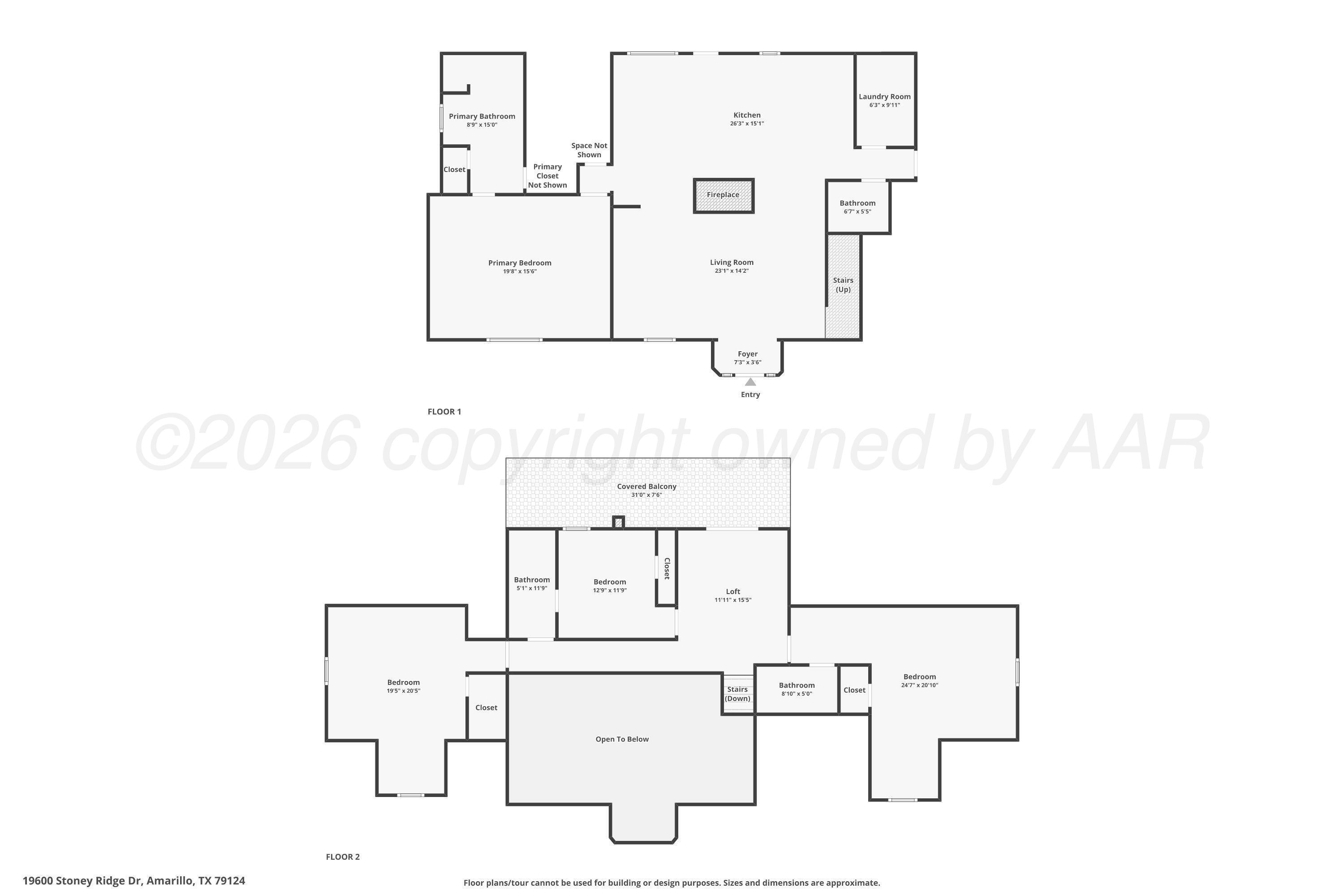 19600 Stoney Ridge Drive Amarillo, TX 79124 - Photo 41 of 41 Floor Plan