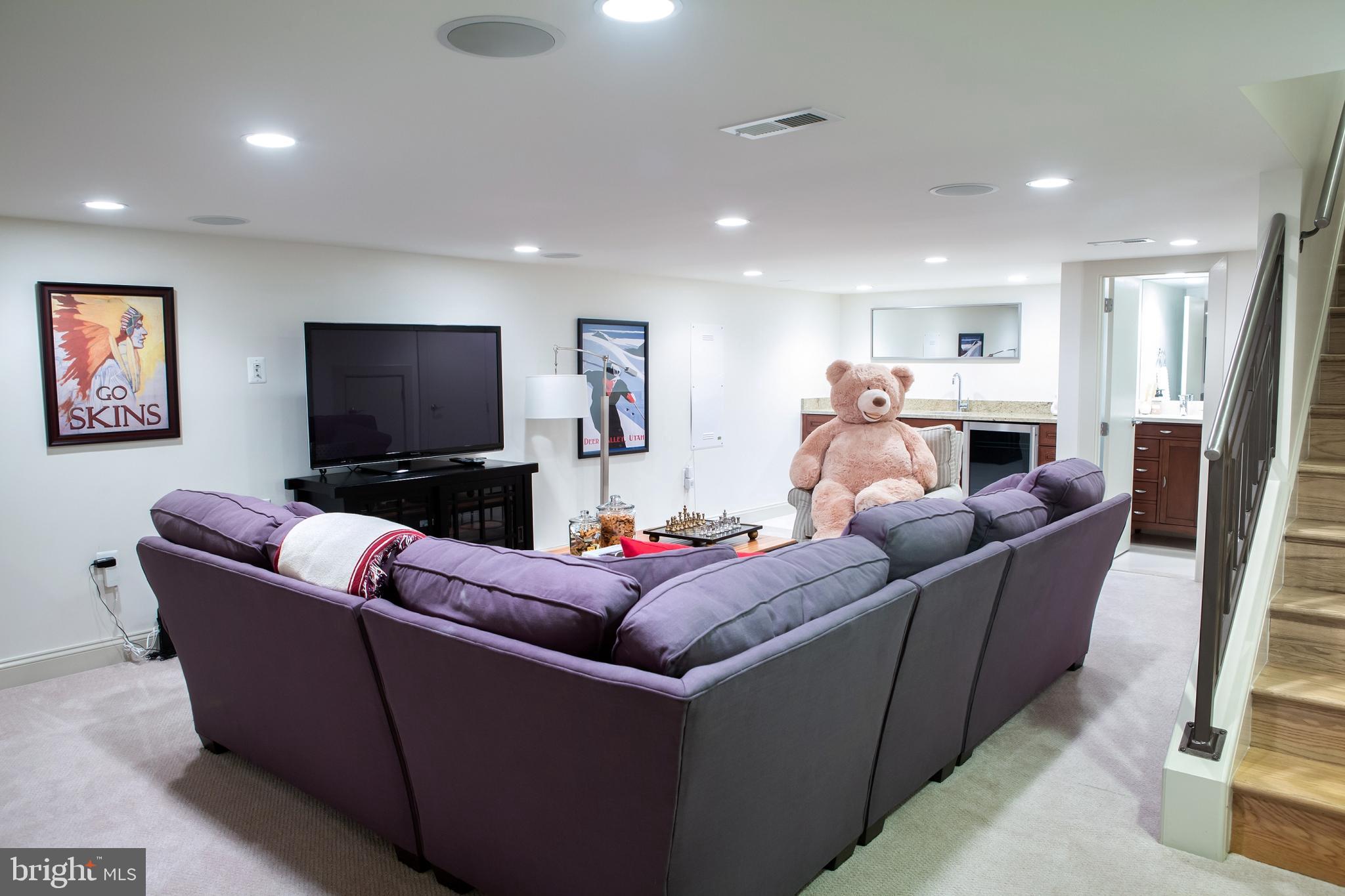 18 7th Street Northeast Washington, DC 20002 - Photo 40 of 53 Lower Level Rec Room Southwest