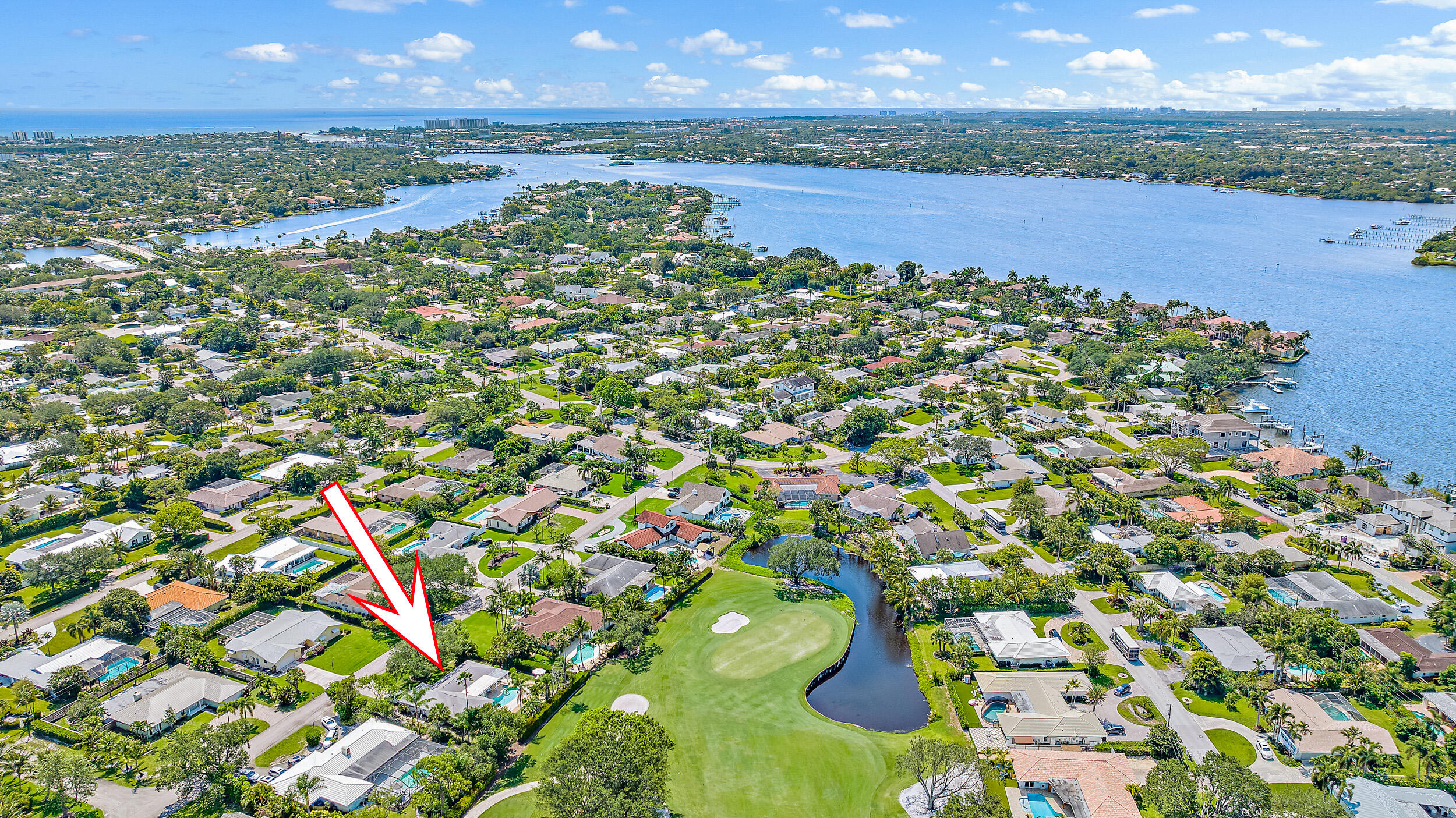 83 Fairview West Tequesta, FL 33469 - Photo 31 of 32 a view of a lake