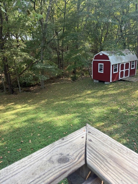 3103 Lipscomb Road Springfield, TN 37172 - Photo 12 of 30 a view of a wooden deck with a yard