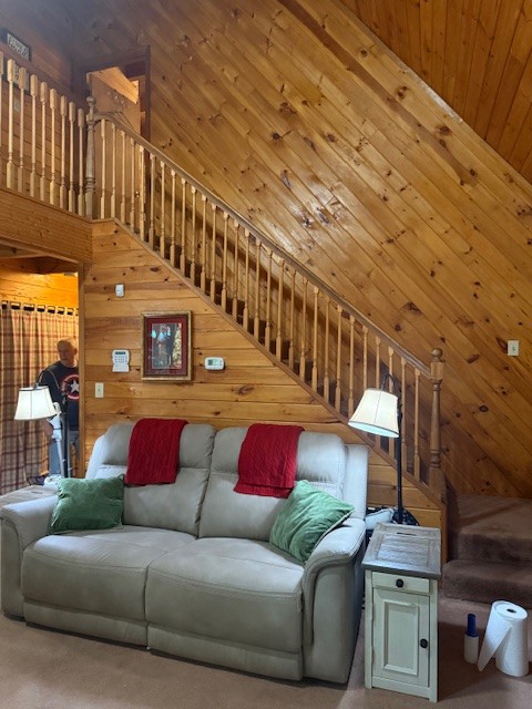 3103 Lipscomb Road Springfield, TN 37172 - Photo 20 of 30 a living room with furniture and a fireplace