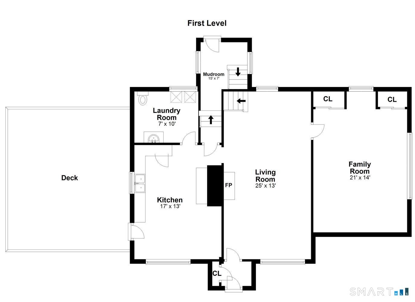 4 Kay Lane Newtown, CT 06470 - Photo 35 of 38 1st floor plan