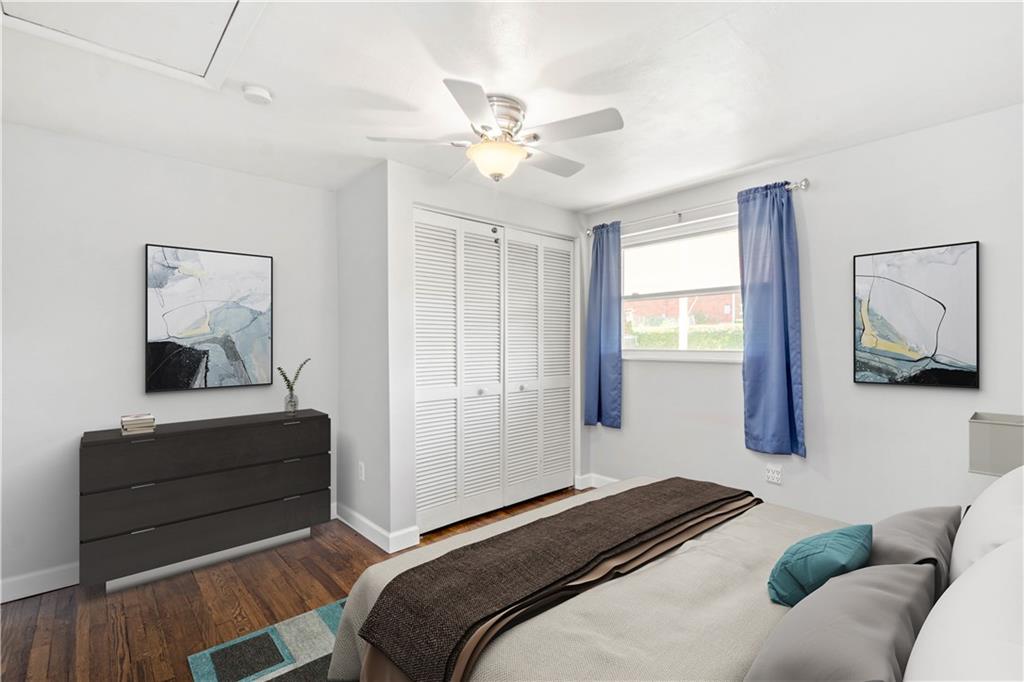 143 Castle Road Pittsburgh, PA 15234 - Photo 12 of 25 Virtually Staged Main Bedroom
