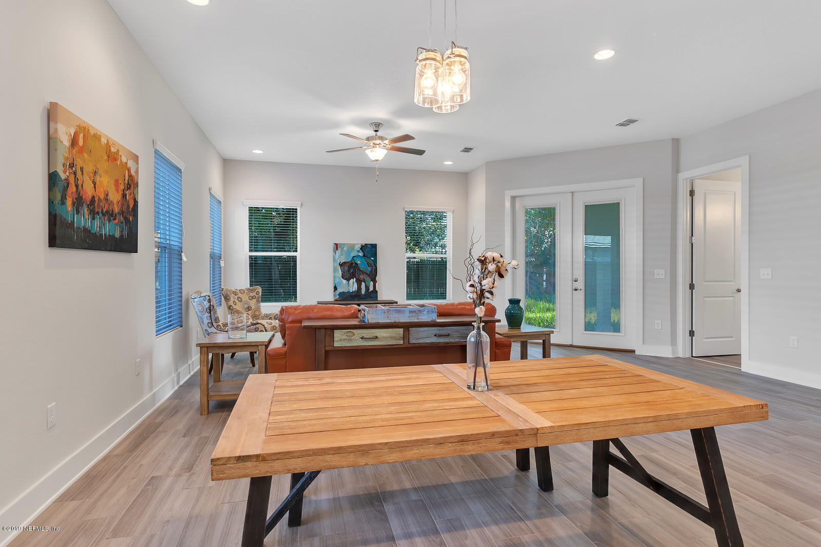 1017 Ruth Avenue Jacksonville Beach, FL 32250 - Photo 12 of 35 Dining to Living Room