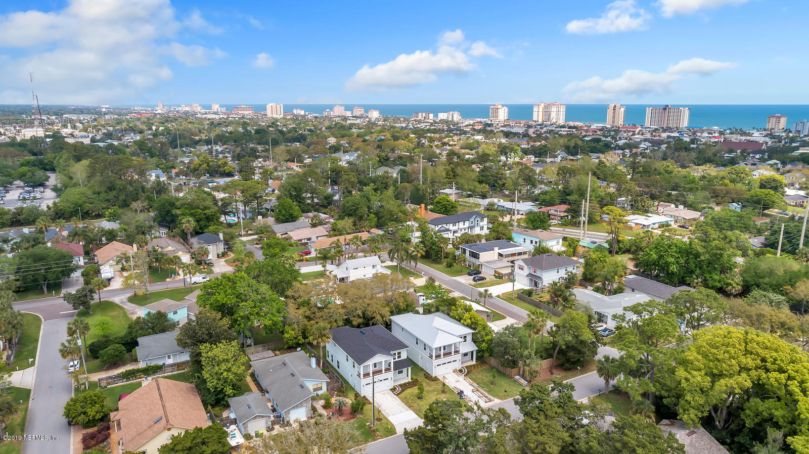 1017 Ruth Avenue Jacksonville Beach, FL 32250 - Photo 3 of 35 Aerial View to Ocean