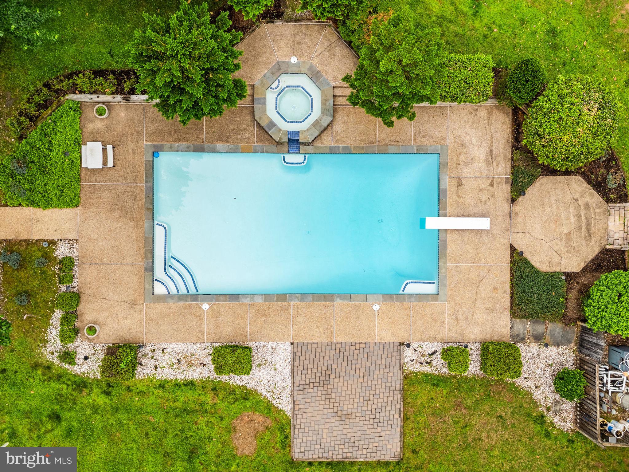 41726 Stumptown Road Leesburg, VA 20176 - Photo 67 of 91 Aerial View of Backyard Oasis