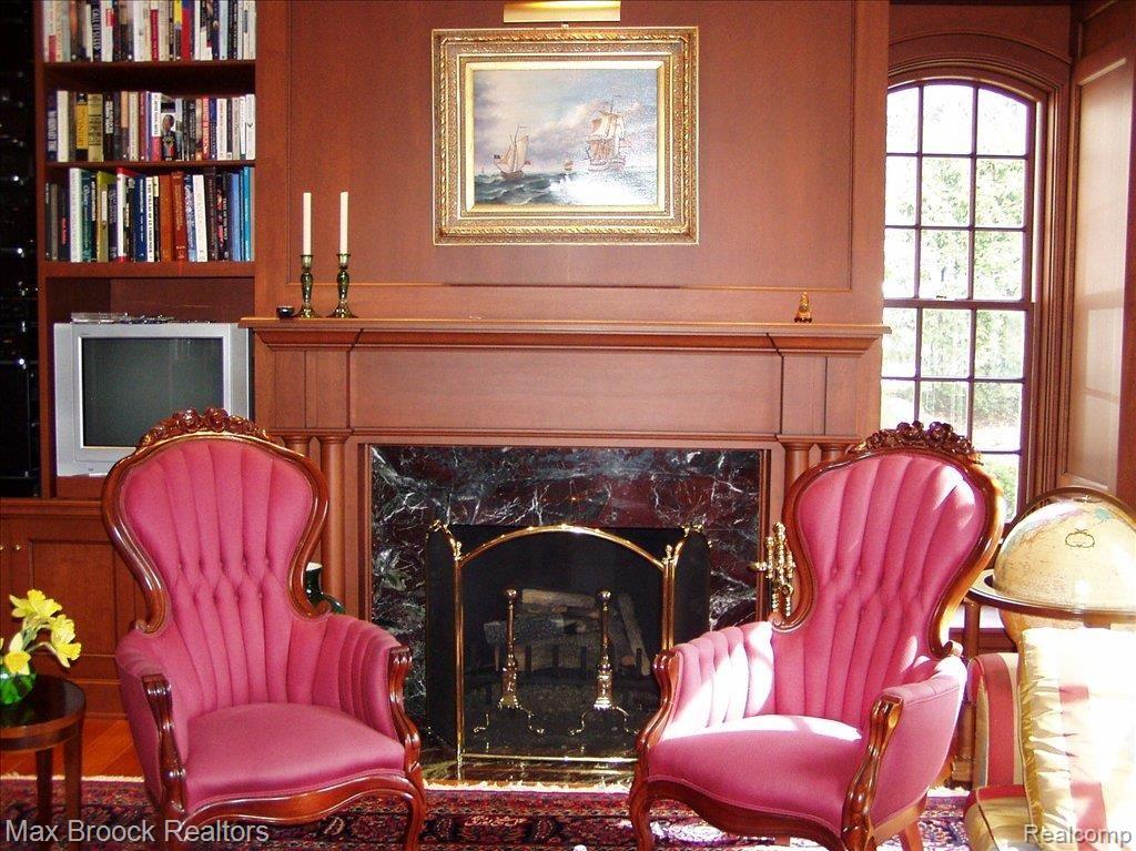 1099 Orchard Ridge Road Bloomfield Hills, MI 48304 - Photo 10 of 25 Library w/French Doors to Patio