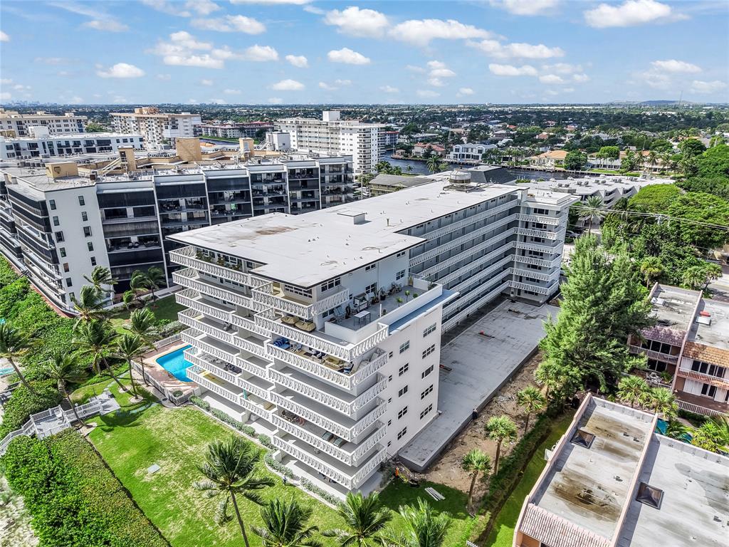 1169 Hillsboro Mile, Unit 717 Hillsboro Beach, FL 33062 - Photo 22 of 37 a view of a balcony with a city view