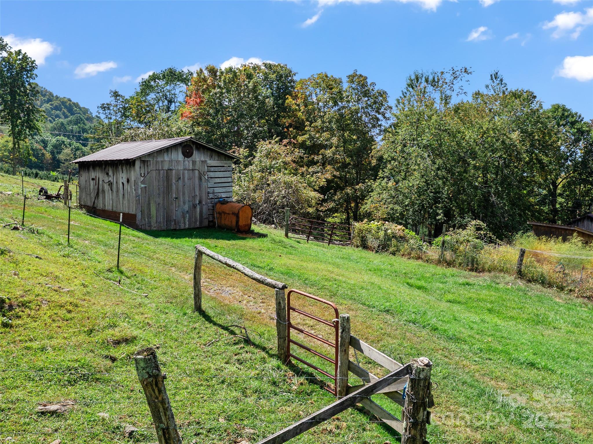 1992 Green Creek Road Bakersville, NC 28705 - Photo 40 of 48 a view of an house with backyard space and garden
