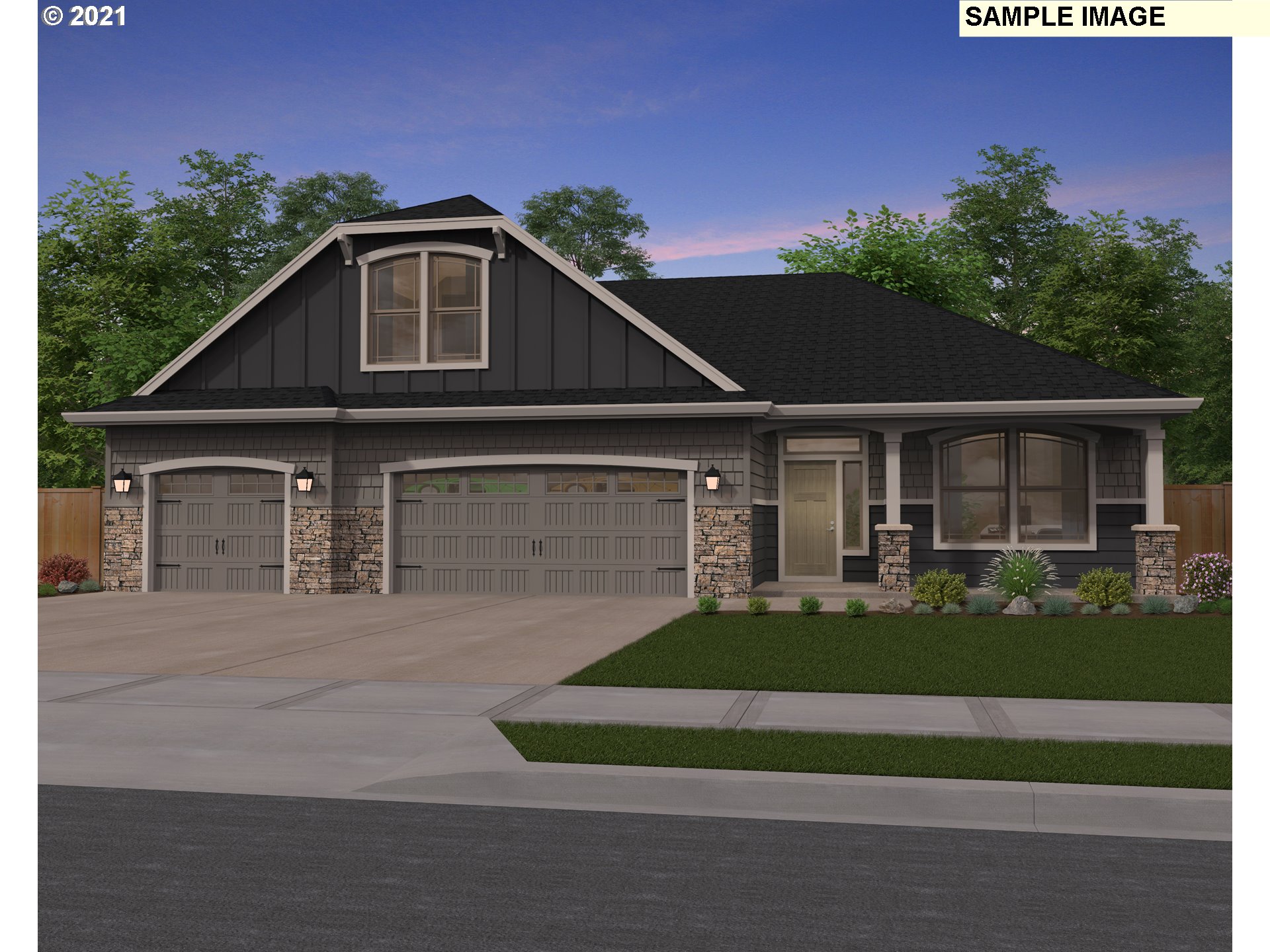 2938 South Cherry Grove Way Ridgefield, WA 98642 - Photo 1 of 20 a front view of a house with a yard