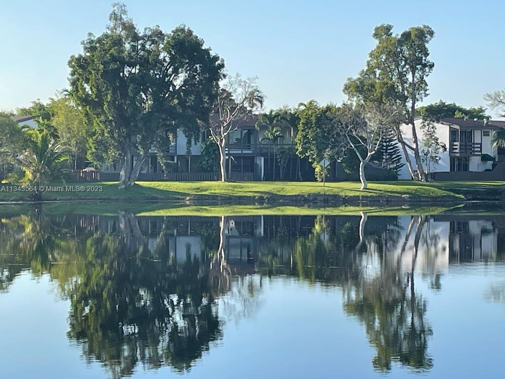 Snapper Creek Townhouses Miami, FL 33173 - Photo 21 of 22 a view of a lake with a yard and trees