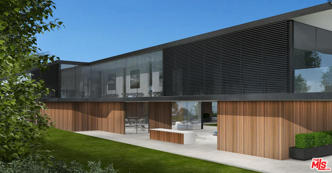 16 Beverly Park Beverly Hills, CA 90210 - Photo 6 of 20 a backyard of a house with wooden fence and large trees