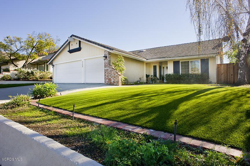 3560 Radcliffe Road Thousand Oaks, CA 91360 - Photo 26 of 26 a view of a big house with a big yard and potted plants
