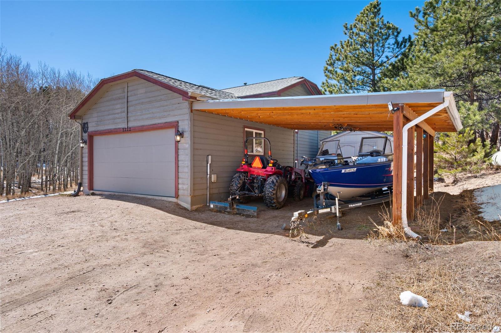 2222 County Road 72 Bailey, CO 80421 - Photo 4 of 50 a view of a house with patio