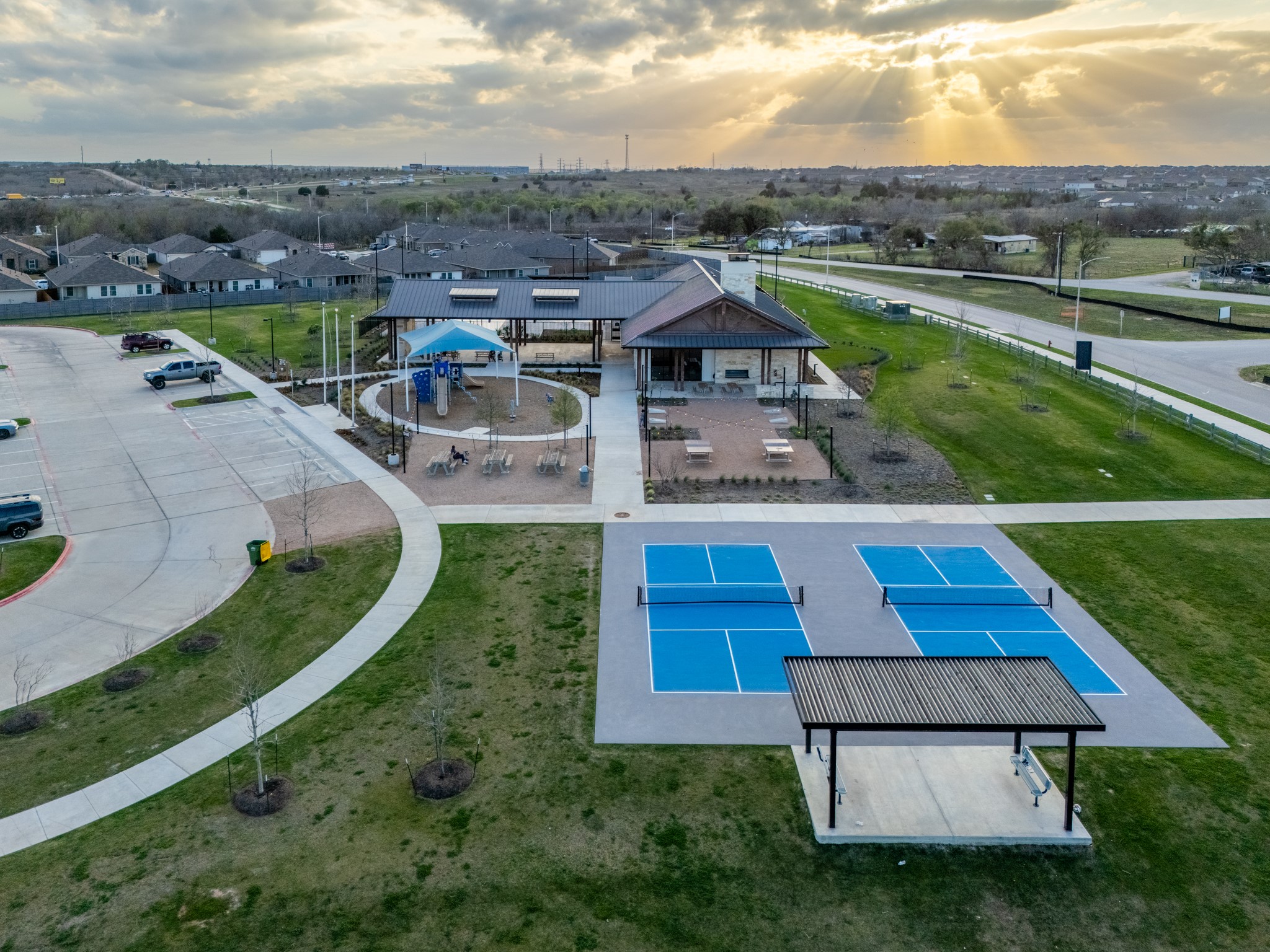 20811 Phebe Foster Street Manor, TX 78653 - Photo 35 of 40 Aerial perspective of suburban area