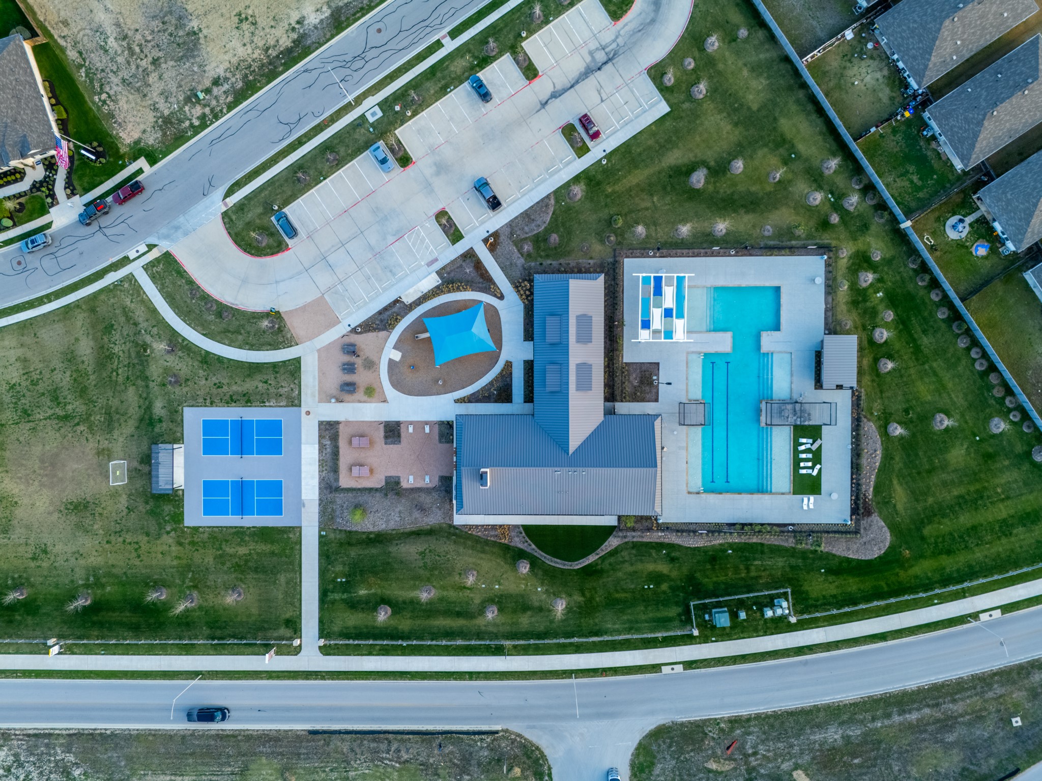 20811 Phebe Foster Street Manor, TX 78653 - Photo 39 of 40 Aerial view of a pool