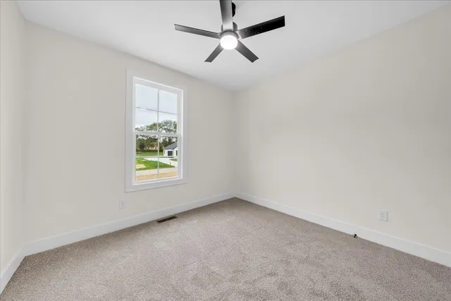 a view of an empty room