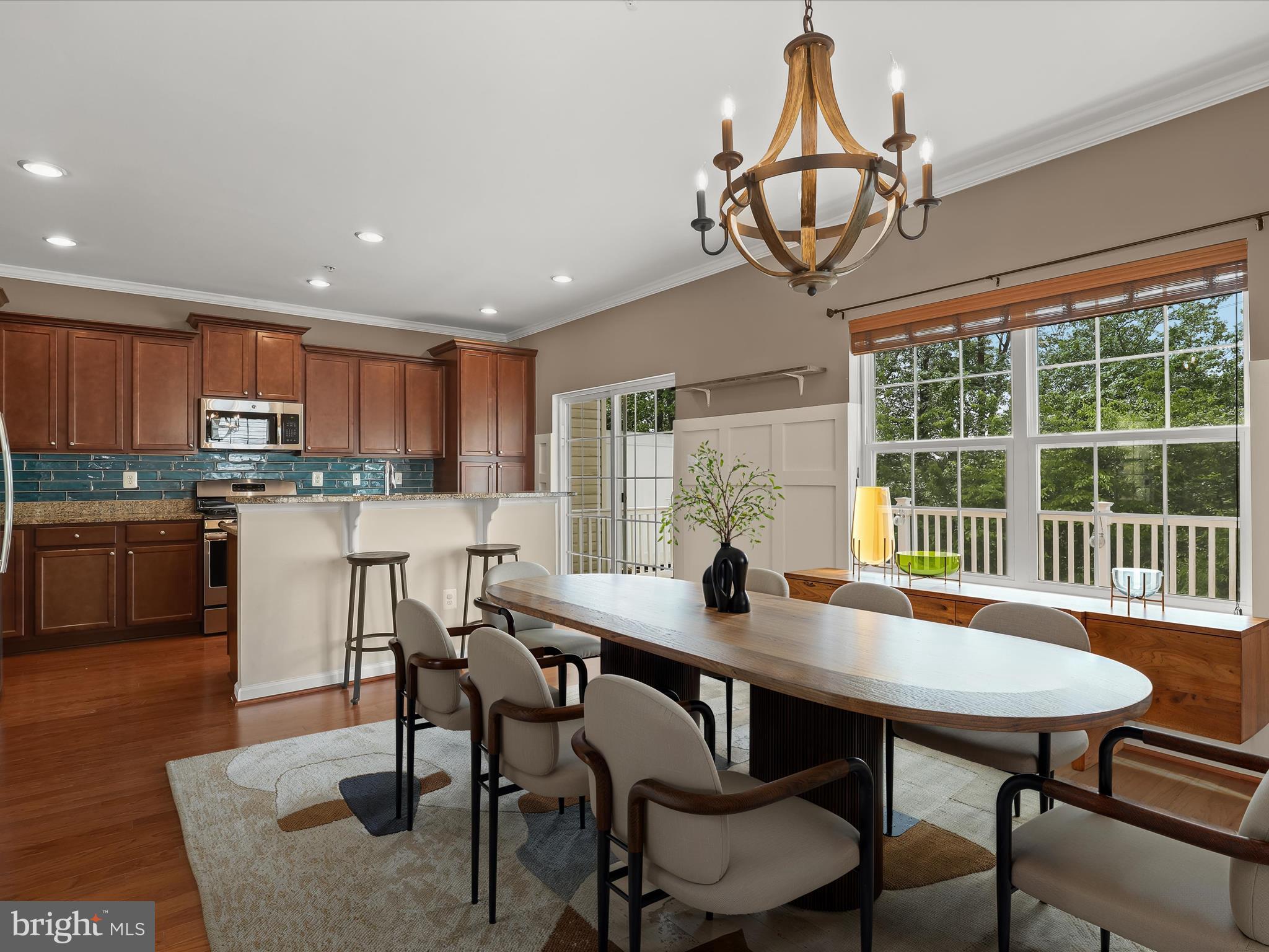 1024 Red Clover Road Gambrills, MD 21054 - Photo 4 of 57 a view of a dining room with furniture window and wooden floor