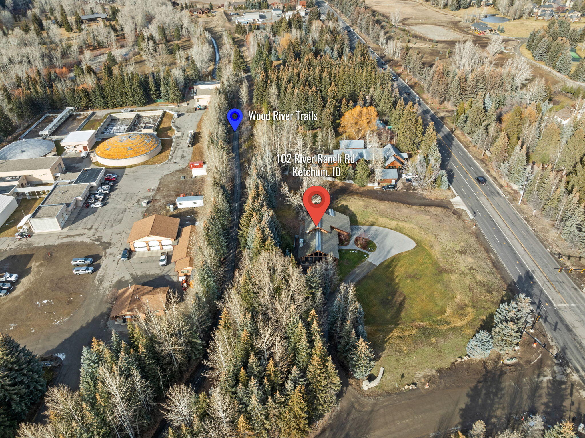 102 River Ranch Road Ketchum, ID 83340 - Photo 6 of 10 Right on Wood River Trails