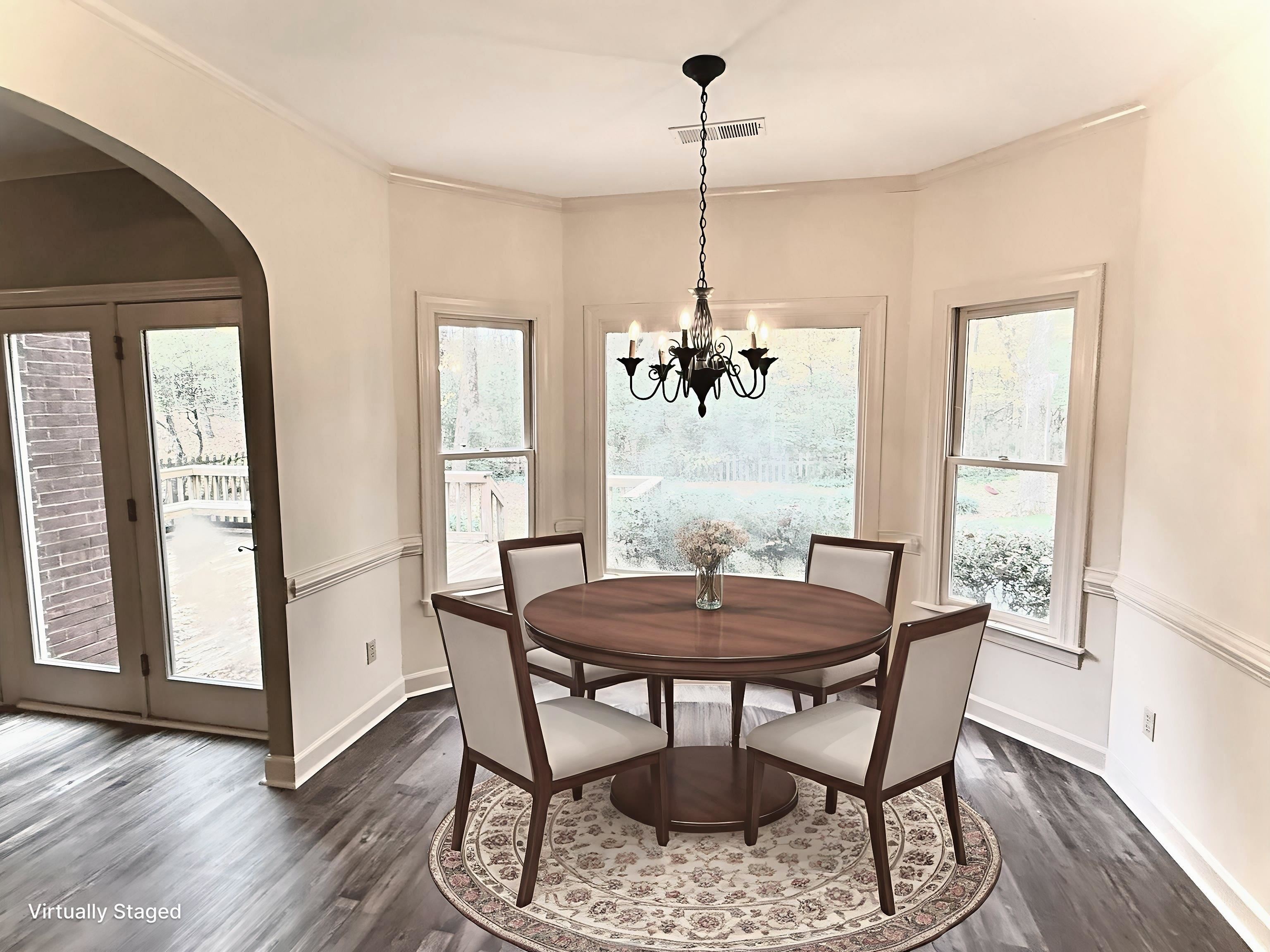 756 Crestover Drive Collierville, TN 38017 - Photo 13 of 38 a view of a dining room with furniture window and wooden floor